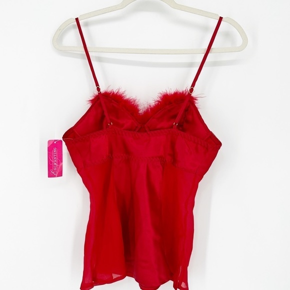 Vintage Red Santa Holiday Red Babydoll With Tags - Picture 2 of 9